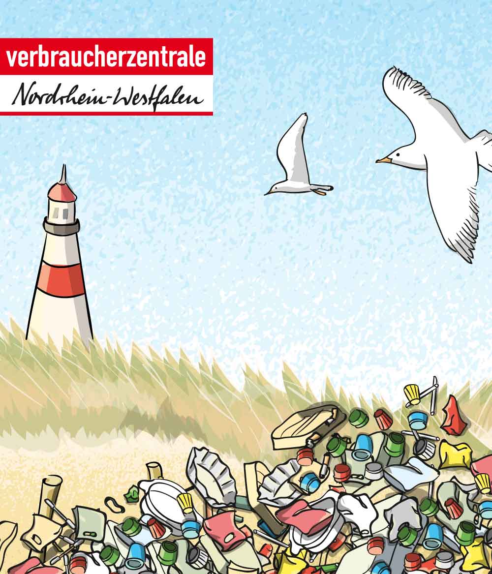 VERBRAUCHERZENTRALE NRW <em>Sympathische Infografik-Plakatserie für die Umweltberatung</em>
